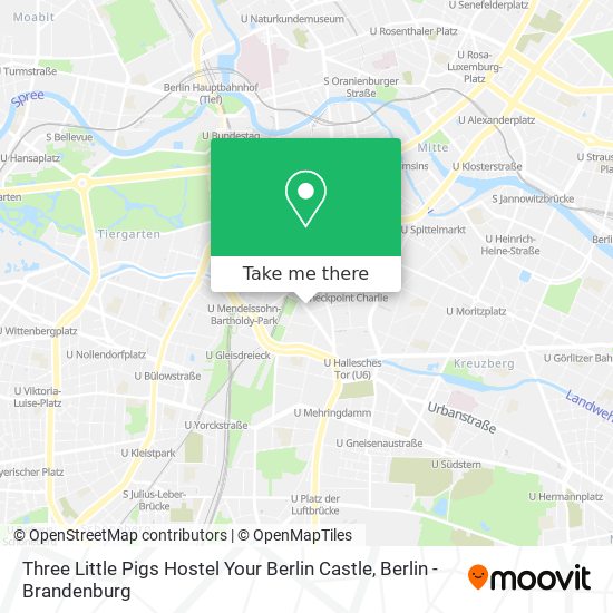 Three Little Pigs Hostel Your Berlin Castle map