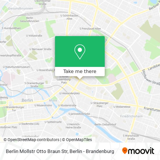 Карта Berlin Mollstr Otto Braun Str