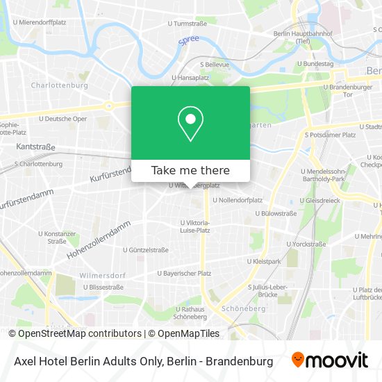 Axel Hotel Berlin Adults Only map