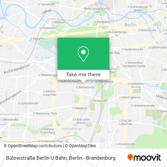Карта Bülowstraße Berlin U Bahn