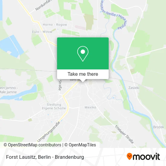 Карта Forst Lausitz