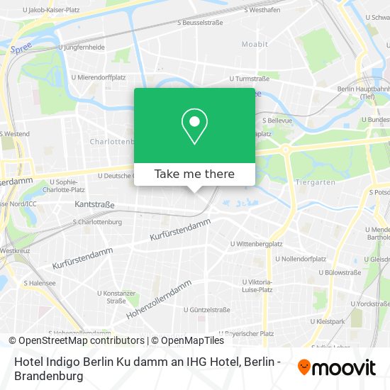 Hotel Indigo Berlin Ku damm an IHG Hotel map