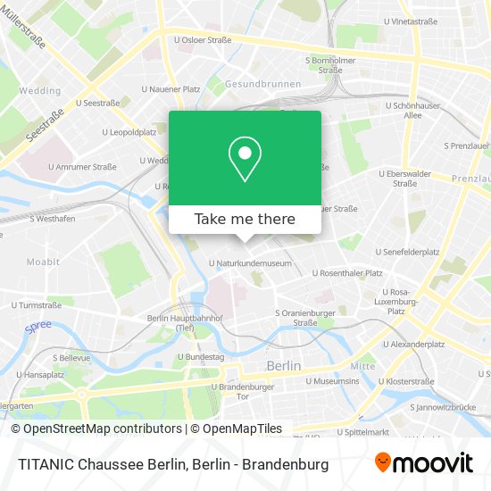 TITANIC Chaussee Berlin map