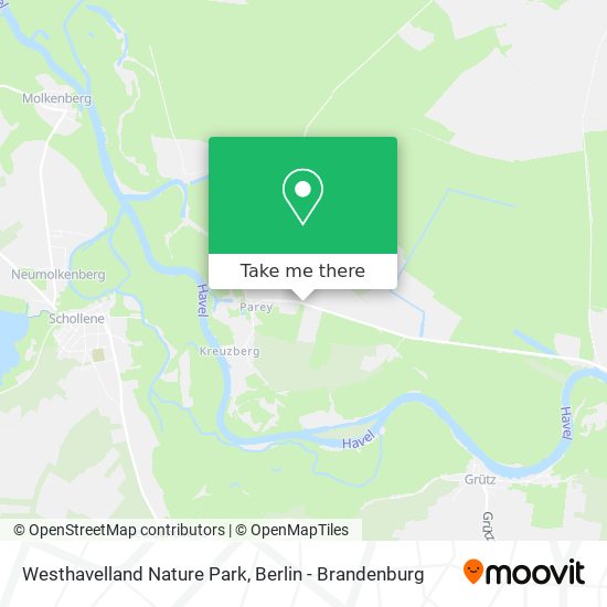 Westhavelland Nature Park map