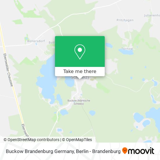 Buckow Brandenburg Germany map