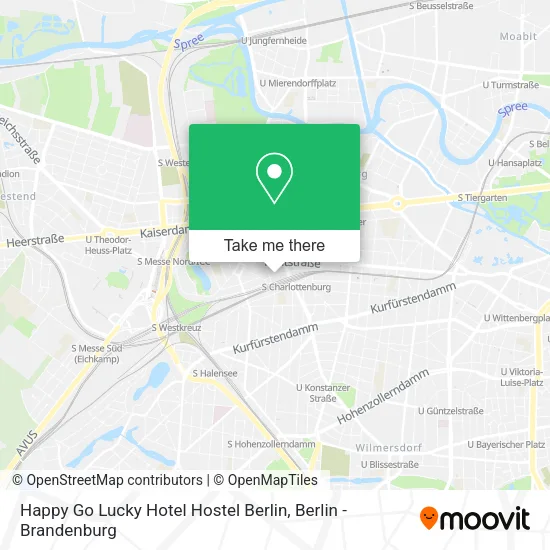 Карта Happy Go Lucky Hotel Hostel Berlin