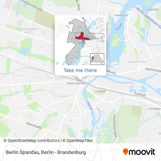 Карта Berlin Spandau
