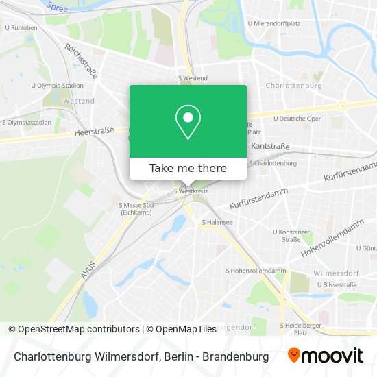 Charlottenburg Wilmersdorf map