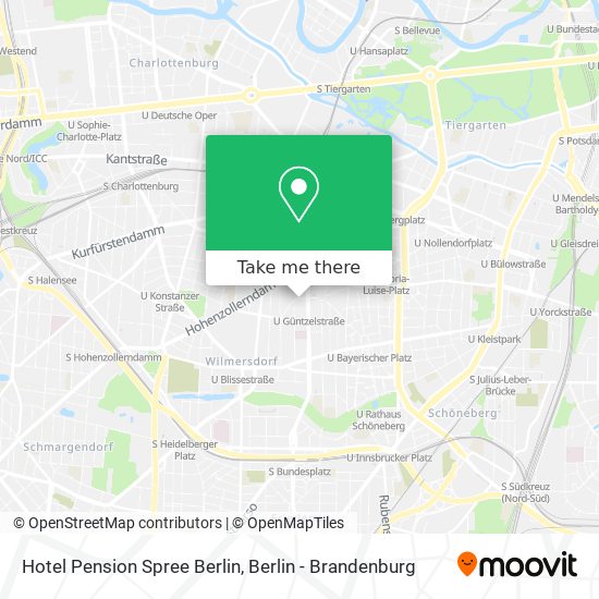 Карта Hotel Pension Spree Berlin