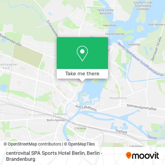 Карта centrovital SPA Sports Hotel Berlin