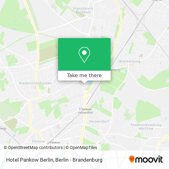 Карта Hotel Pankow Berlin