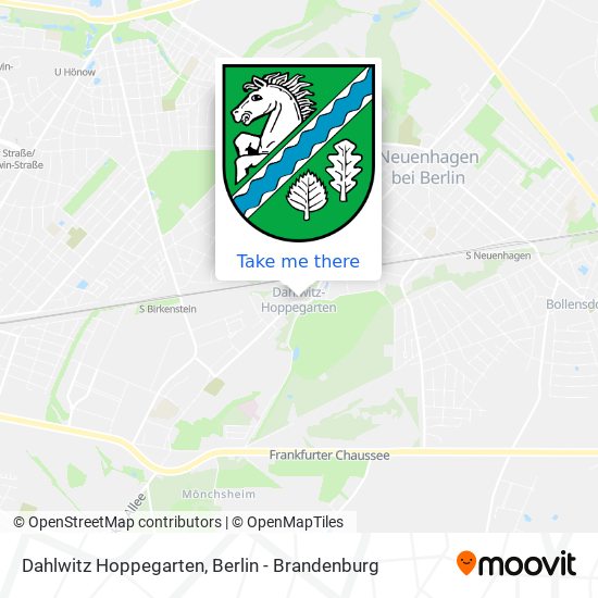 Dahlwitz Hoppegarten map