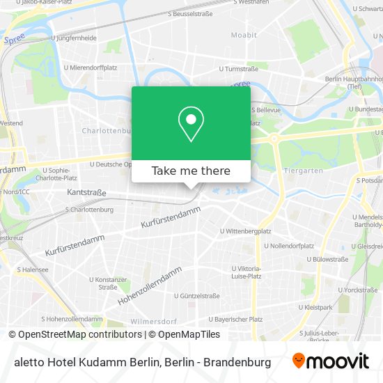 Карта aletto Hotel Kudamm Berlin
