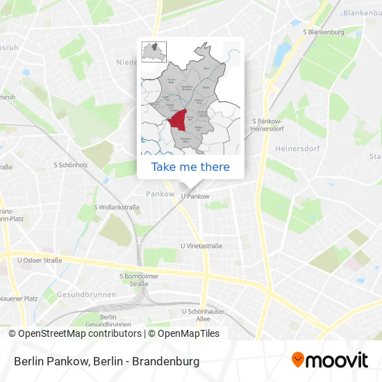 Карта Berlin Pankow