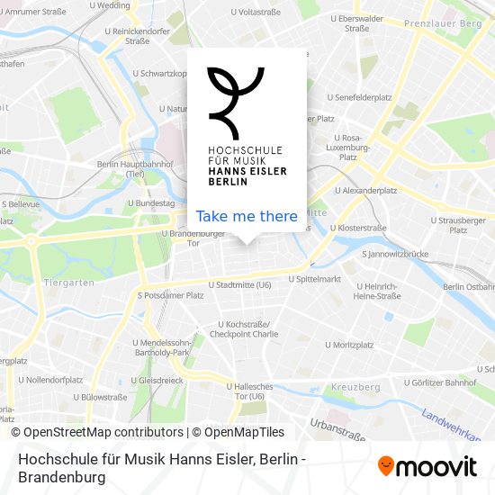 Hochschule für Musik Hanns Eisler map
