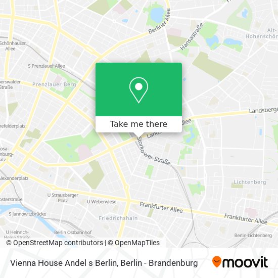 Vienna House Andel s Berlin map