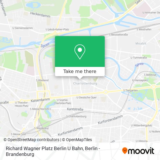 Карта Richard Wagner Platz Berlin U Bahn