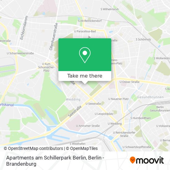 Apartments am Schillerpark Berlin map