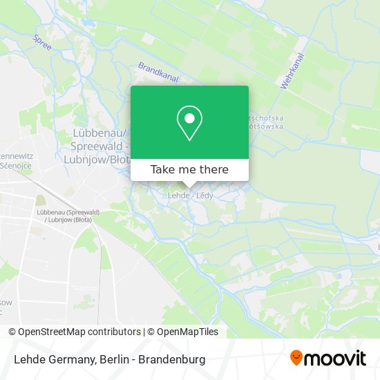 Lehde Germany map