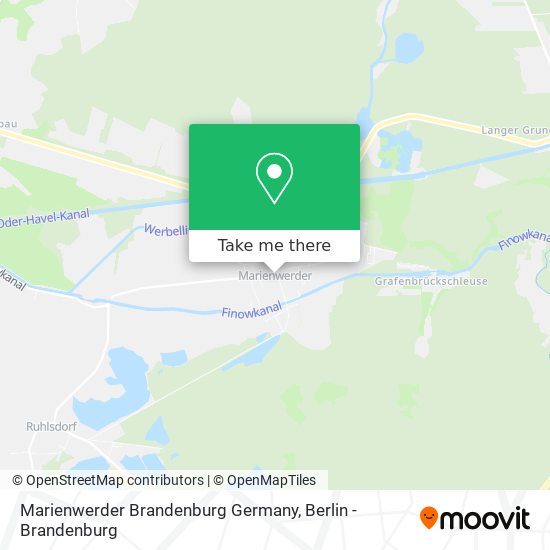 Marienwerder Brandenburg Germany map