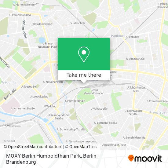 MOXY Berlin Humboldthain Park map