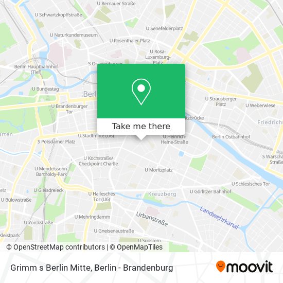 Grimm s Berlin Mitte map