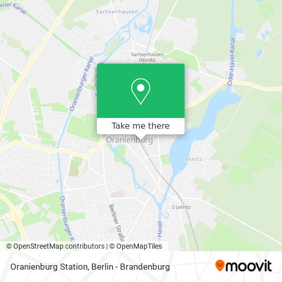 Oranienburg Station map
