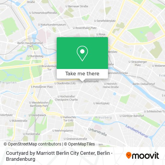 Courtyard by Marriott Berlin City Center map