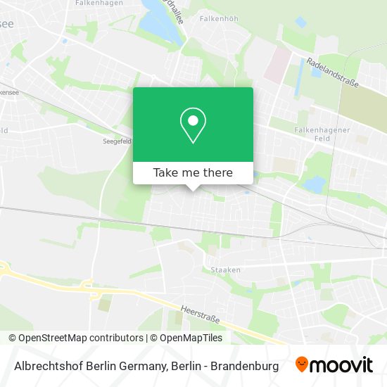 Albrechtshof Berlin Germany map
