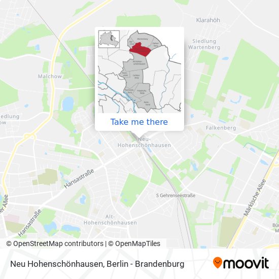 Neu Hohenschönhausen map