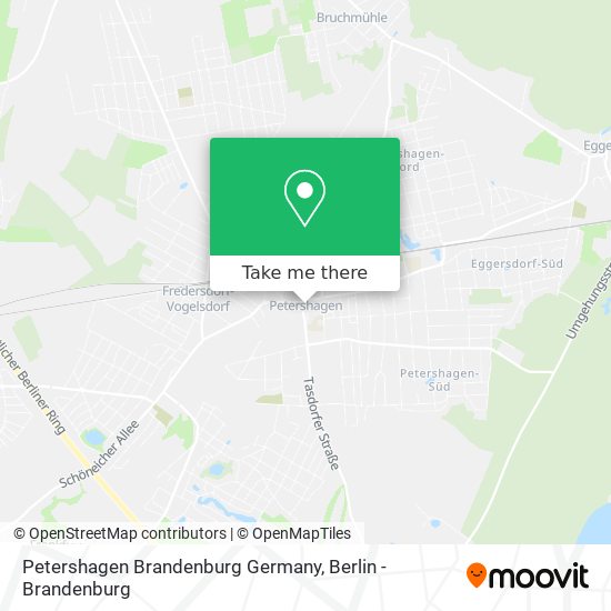 Карта Petershagen Brandenburg Germany