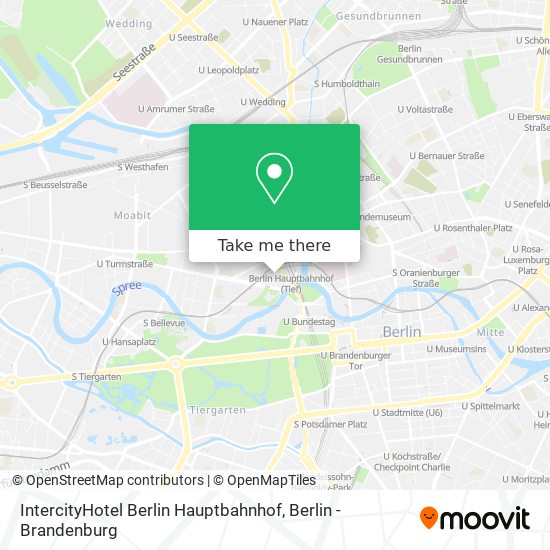 Карта IntercityHotel Berlin Hauptbahnhof