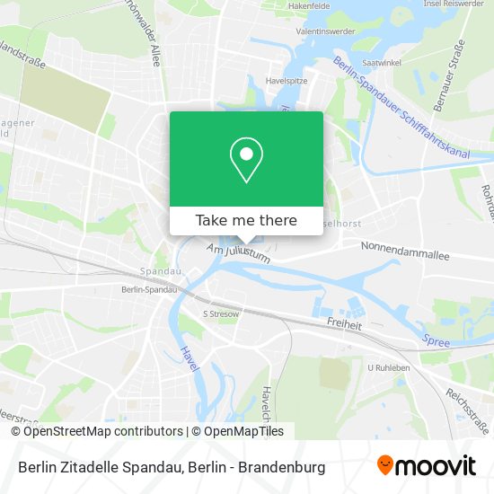 Карта Berlin Zitadelle Spandau