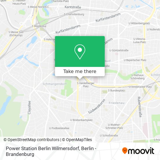 Power Station Berlin Wilmersdorf map