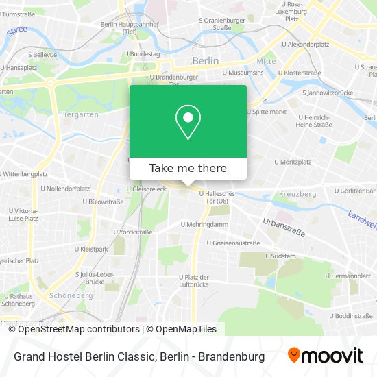 Карта Grand Hostel Berlin Classic