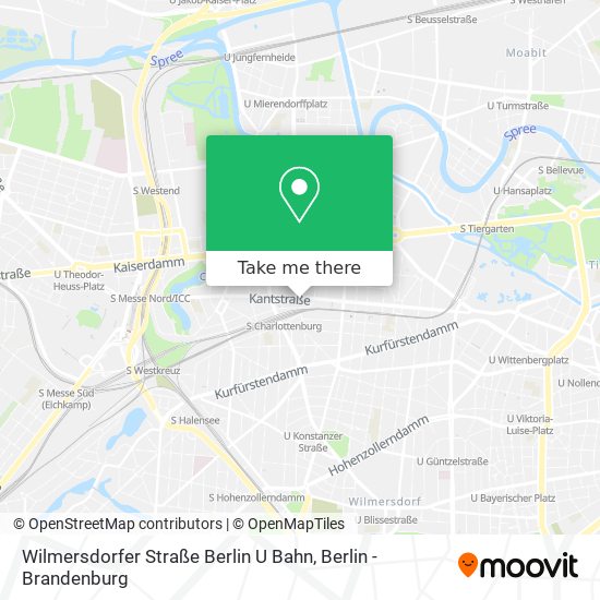 Карта Wilmersdorfer Straße Berlin U Bahn