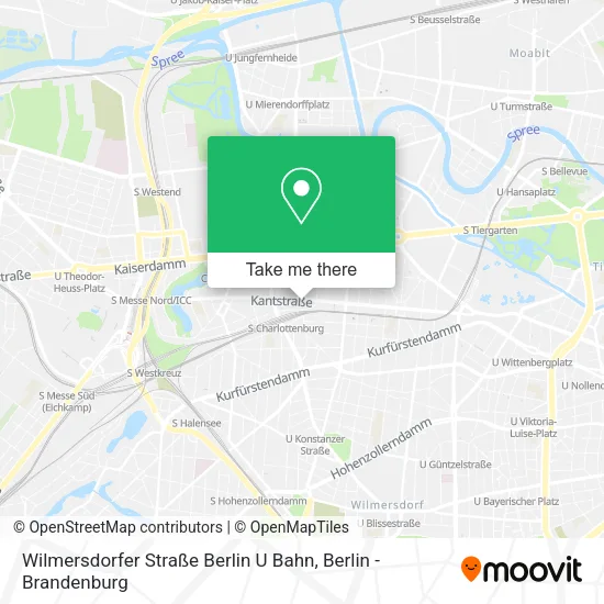 Wilmersdorfer Straße Berlin U Bahn map
