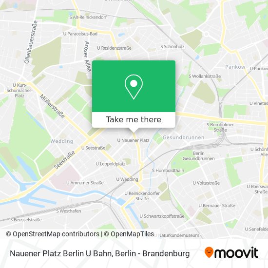Nauener Platz Berlin U Bahn map