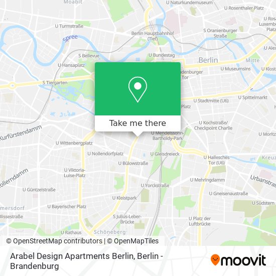 Arabel Design Apartments Berlin map