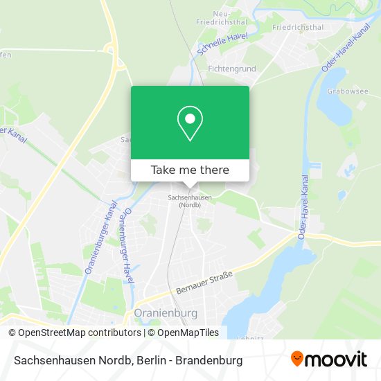 Sachsenhausen Nordb map