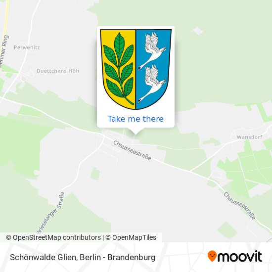 Schönwalde Glien map