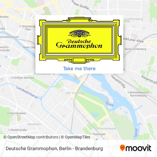 Карта Deutsche Grammophon