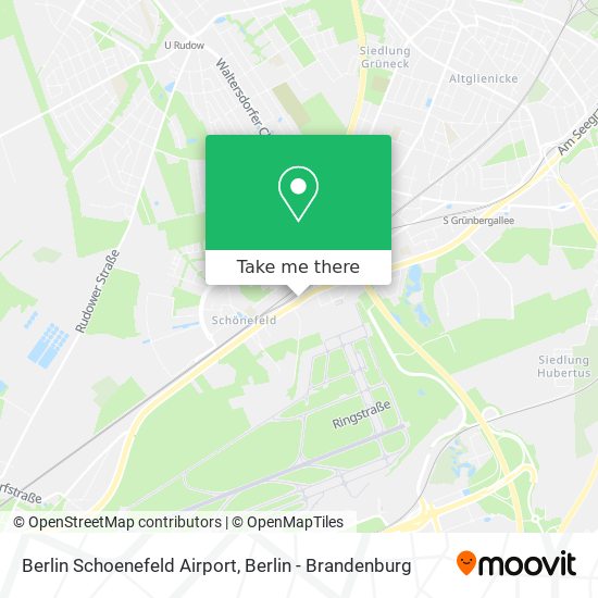 Berlin Schoenefeld Airport map