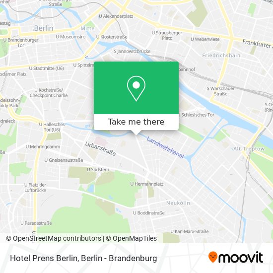 Hotel Prens Berlin map