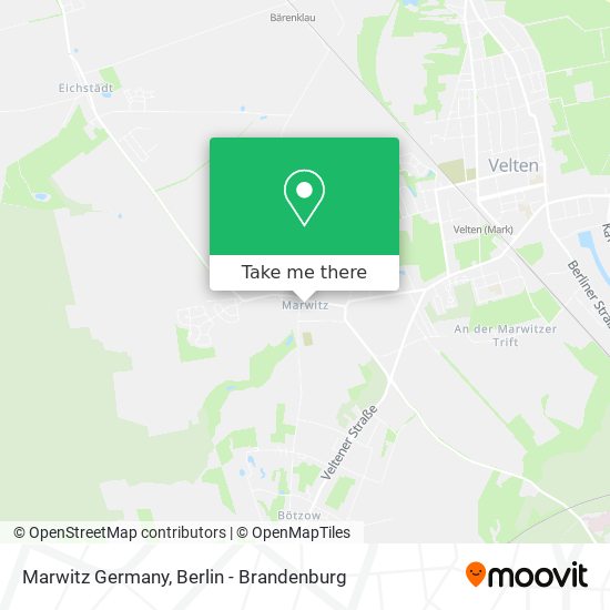 Карта Marwitz Germany
