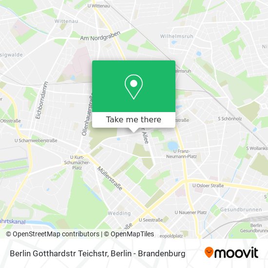 Карта Berlin Gotthardstr Teichstr