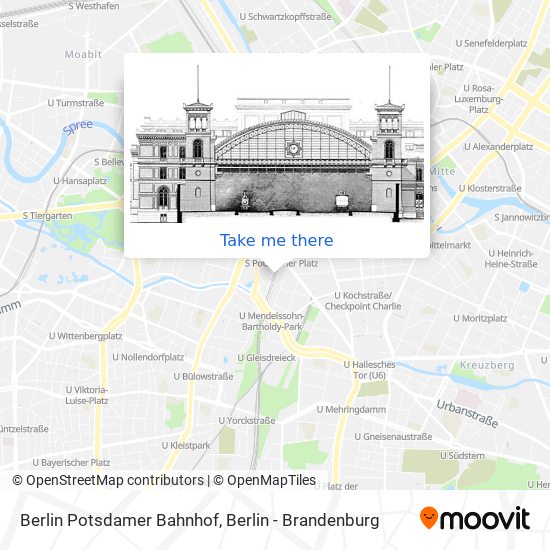 Карта Berlin Potsdamer Bahnhof
