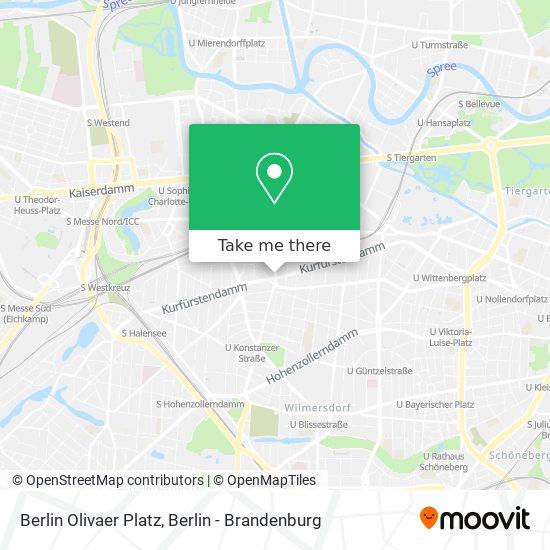 Berlin Olivaer Platz map