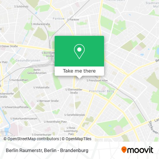 Berlin Raumerstr map