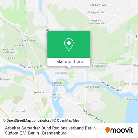 Arbeiter-Samariter-Bund Regionalverband Berlin-Südost E.V. map